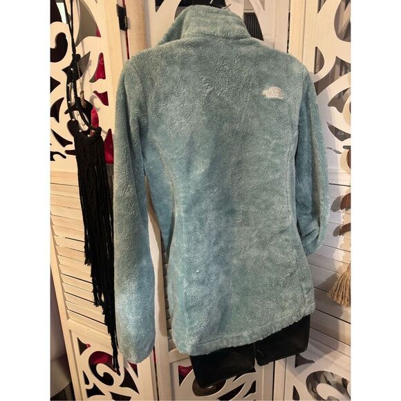 Tnf- north face /northface sea mint green osito fleece Jacket/coat small - Picture 7 of 9